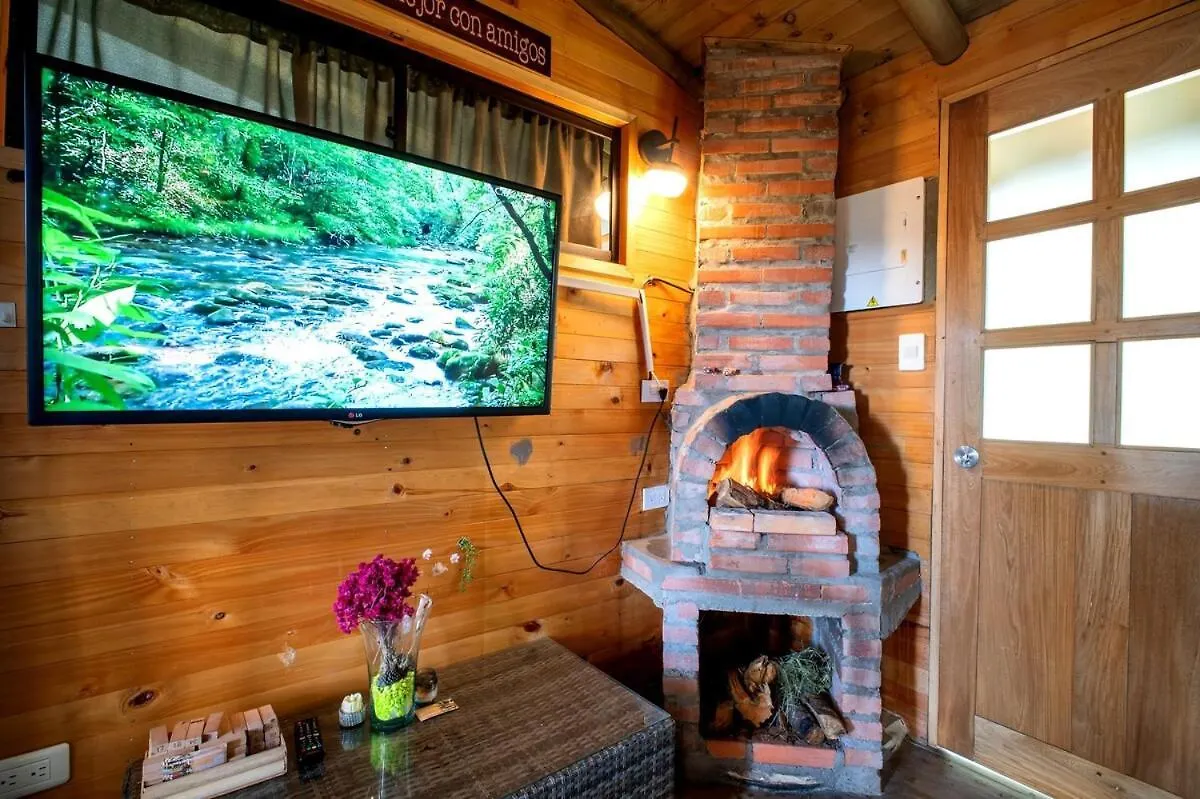 Chalet Cabana Con Jacuzzi, Masaje En Sitio Opcional Y Chimenea Romantica-Santa Elena Medellin