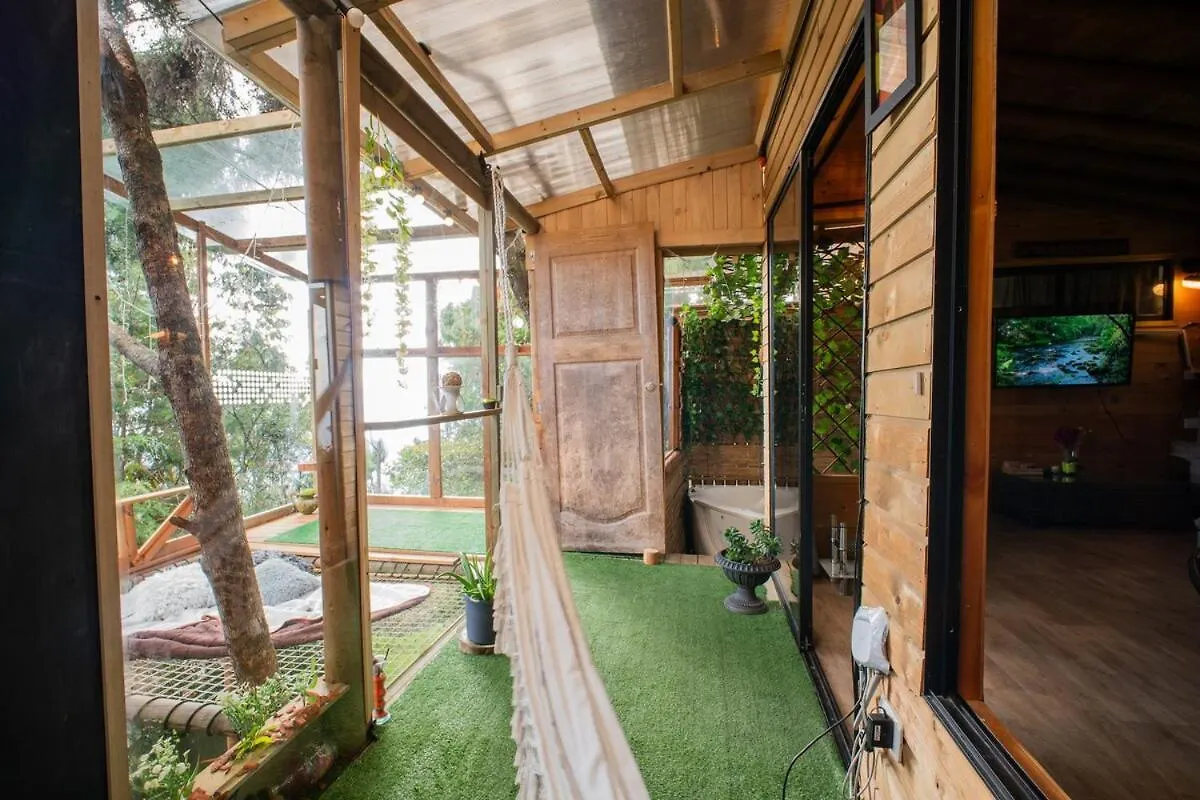 Cabana Con Jacuzzi, Masaje En Sitio Opcional Y Chimenea Romantica-Santa Elena Medellín 0*,